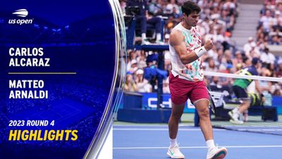 Điểm nổi bật trận quần vợt Alcaraz vs Arnaldi (3-0) - US Open 2023