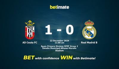 AD Ceuta FC vs Real Madrid B Dự đoán, Tỷ lệ cược & Mẹo cá cược 22/12/2024