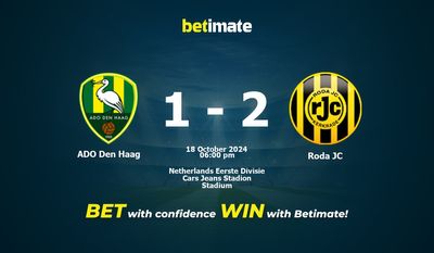 Soi kèo ADO Den Haag vs Roda JC, tỷ lệ cá cược 18/10/2024