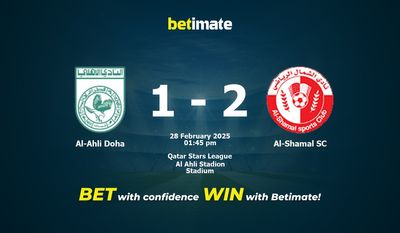 Dự đoán Al-Ahli Doha vs Al-Shamal SC, Tỷ lệ cược & Mẹo cá cược 28/02/2025
