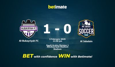 Soi kèo Al-Bukayriyah FC vs Al Jabalin, Tỷ lệ & Mẹo cá cược 03/02/2025