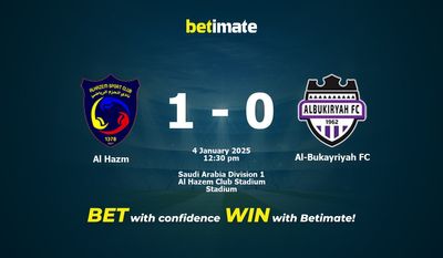 Dự đoán, tỷ lệ cược và mẹo cá cược Al Hazm vs Al-Bukayriyah FC 01/04/2025