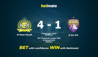 Dự đoán, Tỷ lệ cược & Mẹo cá cược Al-Nassr Riyadh vs Al Ain SCC 11/05/2024