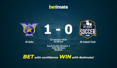 Dự đoán, Tỷ lệ cược & Mẹo cá cược Al Safa vs Al Jubail Club 22/01/2025