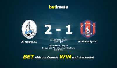 Dự đoán Al-Wakrah SC vs Al-Shahaniya SC, Tỷ lệ cược & Mẹo cá cược 31/01/2025