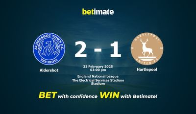 Dự đoán Aldershot vs Hartlepool, Tỷ lệ cược & Mẹo cá cược 22/02/2025
