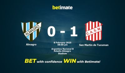 Dự đoán Almagro vs San Martin de Tucuman, Tỷ lệ cược & Mẹo cá cược 02/08/2025
