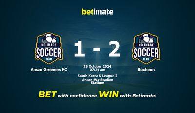Dự đoán, Tỷ lệ cược và Mẹo cá cược Ansan Greeners FC vs Bucheon 26/10/2024