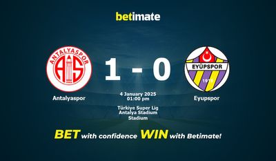 Dự đoán Antalyaspor vs Eyupspor, Tỷ lệ cược & Mẹo cá cược 01/04/2025