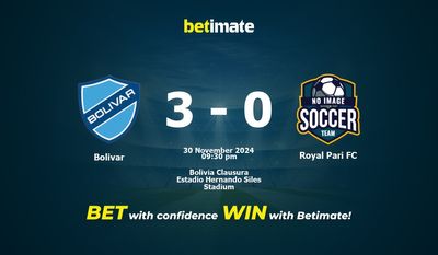Dự đoán Bolivar vs Royal Pari FC, Tỷ lệ cược & Mẹo cá cược 30/11/2024