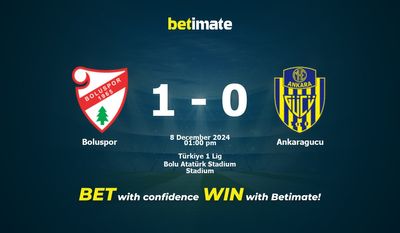 Dự đoán Boluspor vs Ankaragucu, Tỷ lệ cược & Mẹo cá cược 12/08/2024