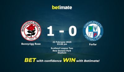 Dự đoán Bonnyrigg Rose vs Forfar, Tỷ lệ cược & Mẹo cá cược 22/02/2025
