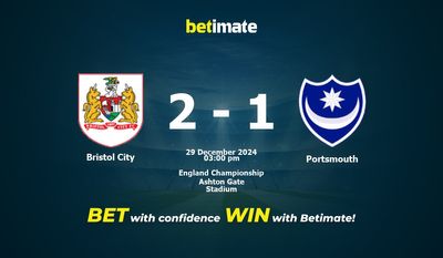 Dự đoán Bristol City vs Portsmouth, Tỷ lệ cược & Mẹo cá cược 29/12/2024