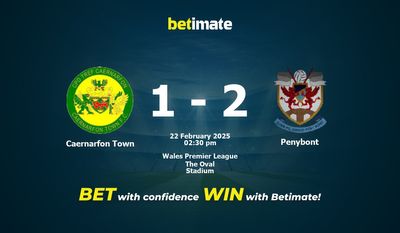 Dự đoán Caernarfon Town vs Penybont, Tỷ lệ & Mẹo cá cược 22/02/2025