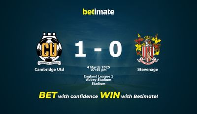 Dự đoán Cambridge Utd vs Stevenage, Tỷ lệ cược & Mẹo cá cược 03/04/2025