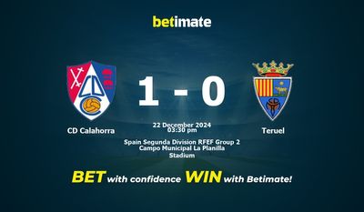 Dự đoán CD Calahorra vs Teruel, Tỷ lệ cược & Mẹo cá cược 22/12/2024