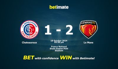 Dự đoán Chateauroux vs Le Mans, Tỷ lệ cược & Mẹo cá cược 18/10/2024