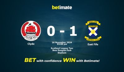 Dự đoán Clyde vs East Fife, Tỷ lệ cược & Mẹo cá cược 16/11/2024