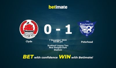 Dự đoán Clyde vs Peterhead, Tỷ lệ cược & Mẹo cá cược 12/07/2024