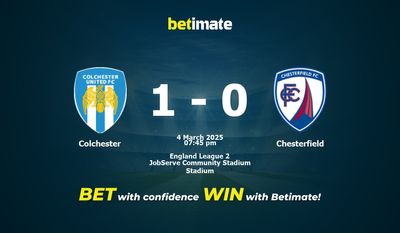 Dự đoán Colchester vs Chesterfield, Tỷ lệ cược & Mẹo cá cược 03/04/2025