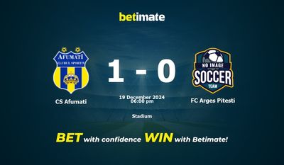 Dự đoán CS Afumati vs FC Arges Pitesti, tỷ lệ và tip cá cược 19/12/2024