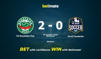 Dự đoán CS Sanatatea Cluj vs Farul Constanta, Tỷ lệ & Mẹo cá cược 31/10/2024
