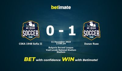 Soi kèo CSKA 1948 Sofia II vs Dunav Ruse, tỷ lệ và tip cá cược 11/12/2023