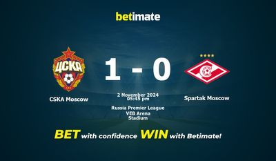 Dự đoán, Tỷ lệ cược & Mẹo cá cược CSKA Moscow vs Spartak Moscow 11/02/2024