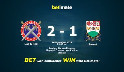 Dự đoán Dag & Red vs Barnet, Tỷ lệ & Mẹo cá cược 16/11/2024