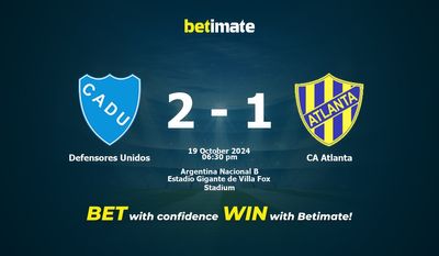 Dự đoán Defensores Unidos vs CA Atlanta, Tỷ lệ & Mẹo cá cược 19/10/2024