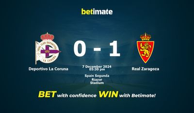 Nhận định Deportivo La Coruna vs Real Zaragoza, tỷ lệ và tip cá cược 07/12/2024