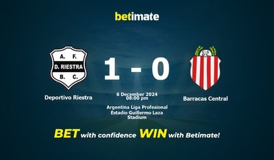 Dự đoán Deportivo Riestra vs Barracas Central, tỷ lệ & tip cá cược 06/12/2024