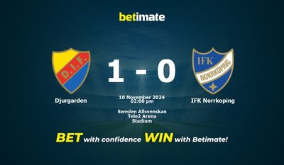 Dự đoán Djurgarden vs IFK Norrkoping, tỷ lệ cá cược 10/11/2024
