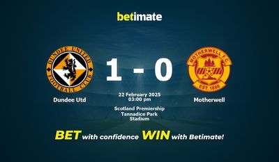 Dự đoán Dundee Utd vs Motherwell, Tỷ lệ cược & Mẹo cá cược 22/02/2025