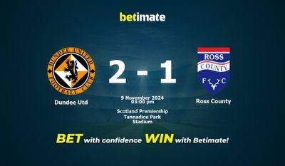 Dự đoán Dundee Utd vs Ross County, Tỷ lệ cược & Mẹo cá cược 11/09/2024