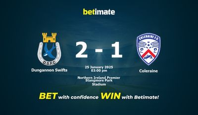 Dự đoán, Tỷ lệ cược & Mẹo cá cược Dungannon Swifts vs Coleraine 25/01/2025