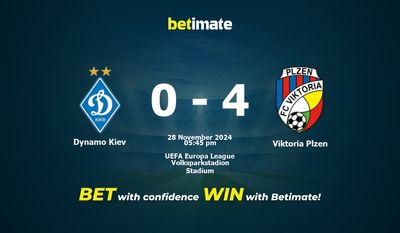 Dự đoán Dynamo Kiev vs Viktoria Plzen, Tỷ lệ cược & Mẹo cá cược 28/11/2024