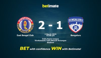 Dự đoán, tỷ lệ cược và mẹo cá cược East Bengal Club vs Bengaluru 03/02/2025