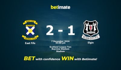 Dự đoán East Fife vs Elgin, Tỷ lệ cược & Mẹo cá cược 12/07/2024
