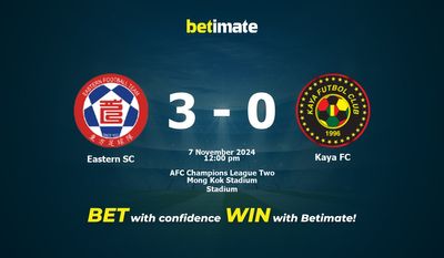 Dự đoán Eastern SC vs Kaya FC, Tỷ lệ cược & Mẹo cá cược 11/07/2024