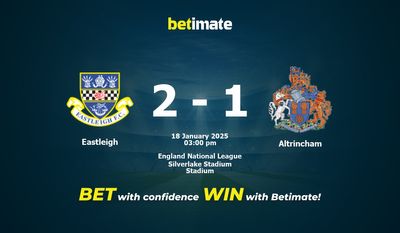 Dự đoán Eastleigh vs Altrincham, Tỷ lệ cược & Mẹo cá cược 01/18/2025