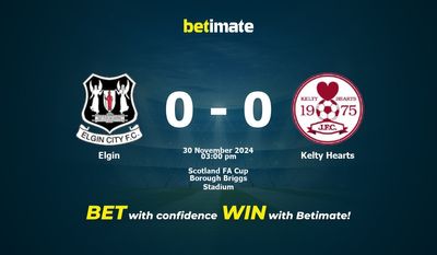 Dự đoán Elgin vs Kelty Hearts, Tỷ lệ cược & Mẹo cá cược 30/11/2024