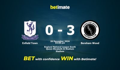 Dự đoán Enfield Town vs Boreham Wood, Tỷ lệ cược & Mẹo cá cược 26/12/2024