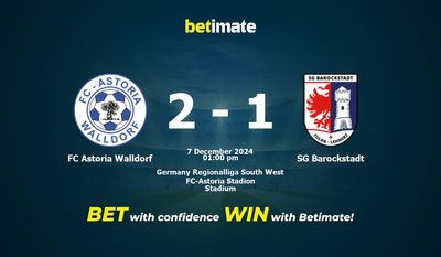 Soi kèo FC Astoria Walldorf vs SG Barockstadt, tỷ lệ và tip cá cược 07/12/2024