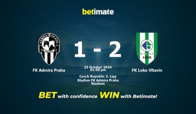Dự đoán FK Admira Praha vs FK Loko Vltavin, Tỷ lệ & Mẹo cá cược 23/10/2024