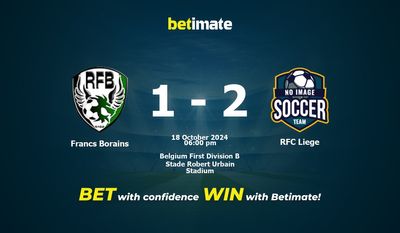 Dự đoán, Tỷ lệ cược & Mẹo cá cược Francs Borains vs RFC Liege 18/10/2024