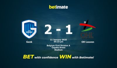 Dự đoán Genk vs OH Leuven, Tỷ lệ cược & Mẹo cá cược 01/11/2025