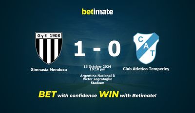 Dự đoán Gimnasia Mendoza vs Club Atletico Temperley, Tỷ lệ & Mẹo cá cược 13/10/2024