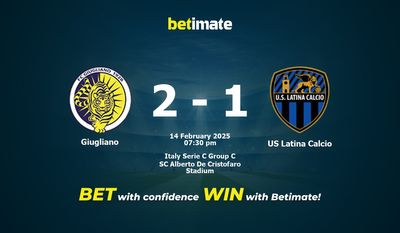 Dự đoán Giugliano vs US Latina Calcio, tỷ lệ và mẹo cá cược 14/02/2025