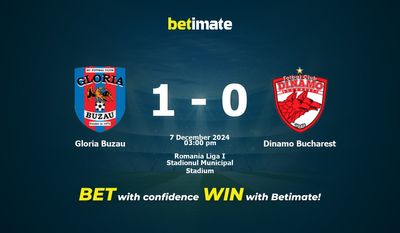 Dự đoán Gloria Buzau vs Dinamo Bucharest, Tỷ lệ & Mẹo cá cược 07/12/2024